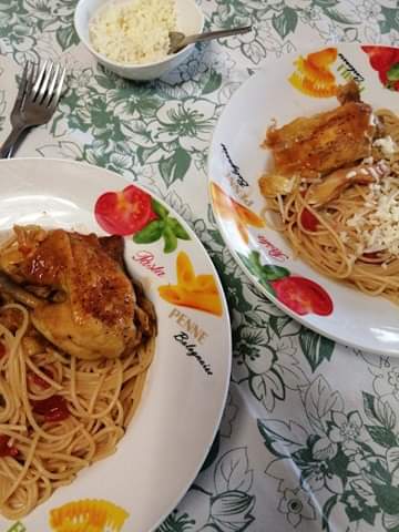 Κοτόπουλο με μακαρόνια