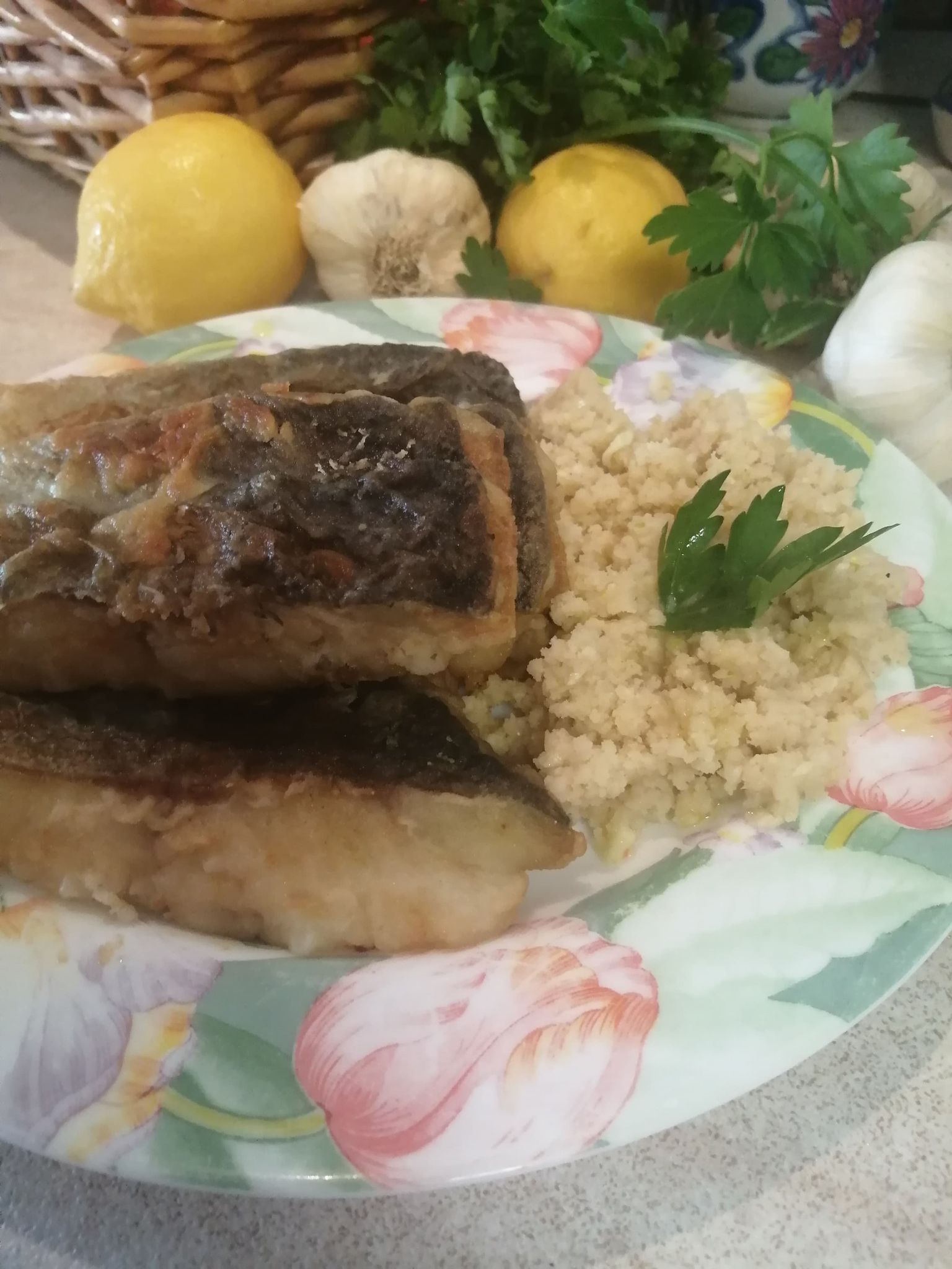 Μπακαλιάρος τηγανιτός με σκορδαλιά