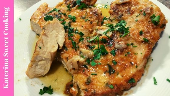 Ζουμερό Κοτόπουλο / Chicken Francaise