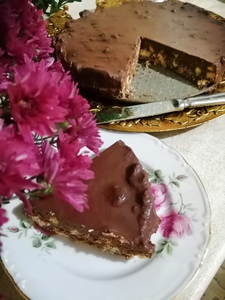 Κορμός σοκολάτας σε ταψί